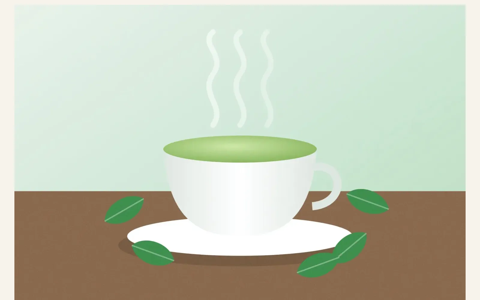 The page at / after step 1, as Chrome drew it with its styles. It says: Tea shop. Green tea. Oolong. Chamomile. Jasmine. Hibiscus. Black tea. Rooibos.
